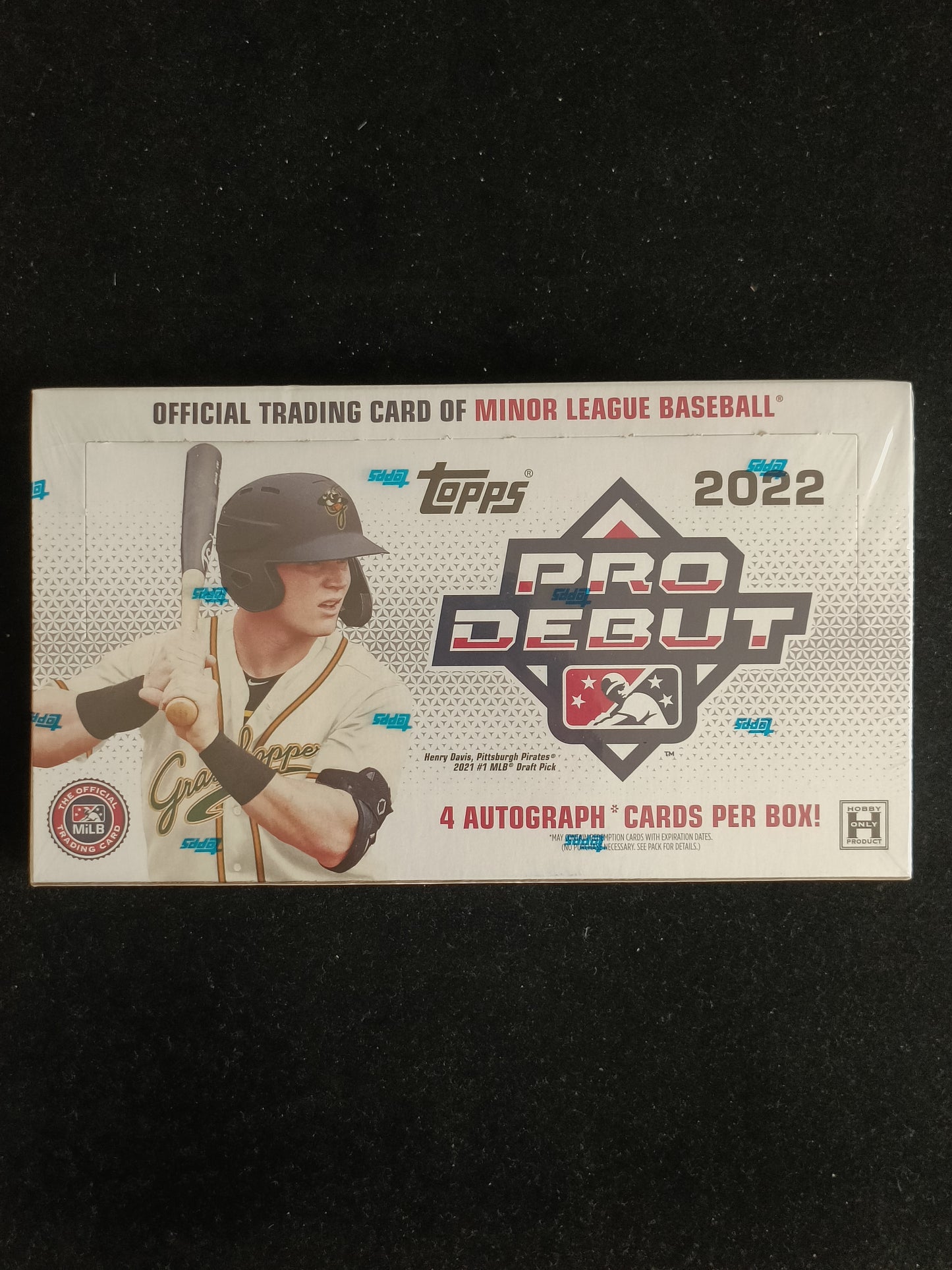 2022 Topps Pro Debut Baseball Hobby Box - 4 Autos