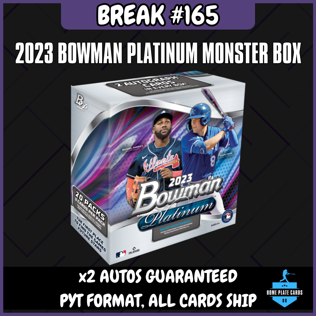 Break #165 - 2023 Bowman Platinum Monster Box - 2 Autos - Full PYT