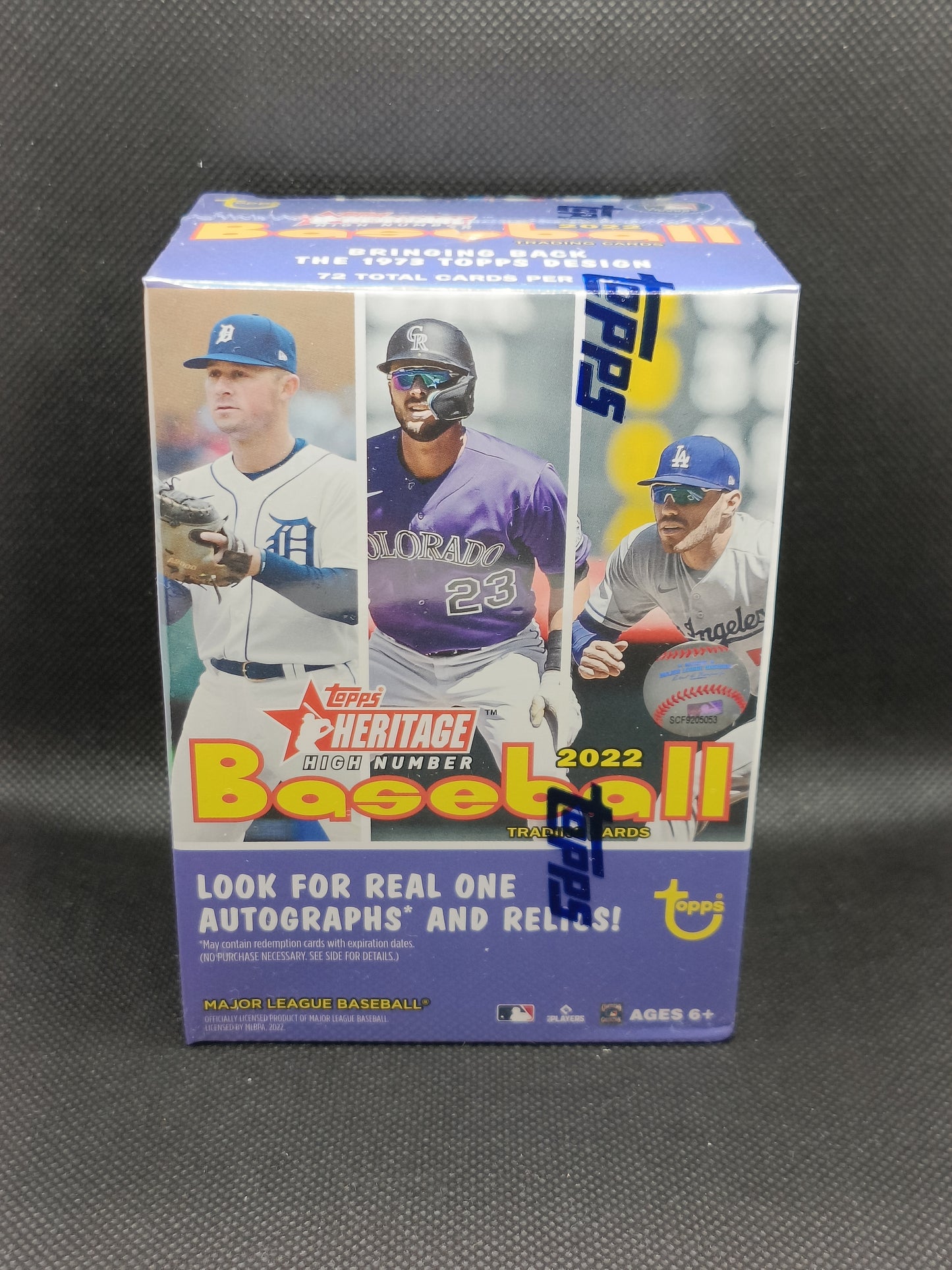 2022 Topps Heritage High Number Baseball Blaster Box