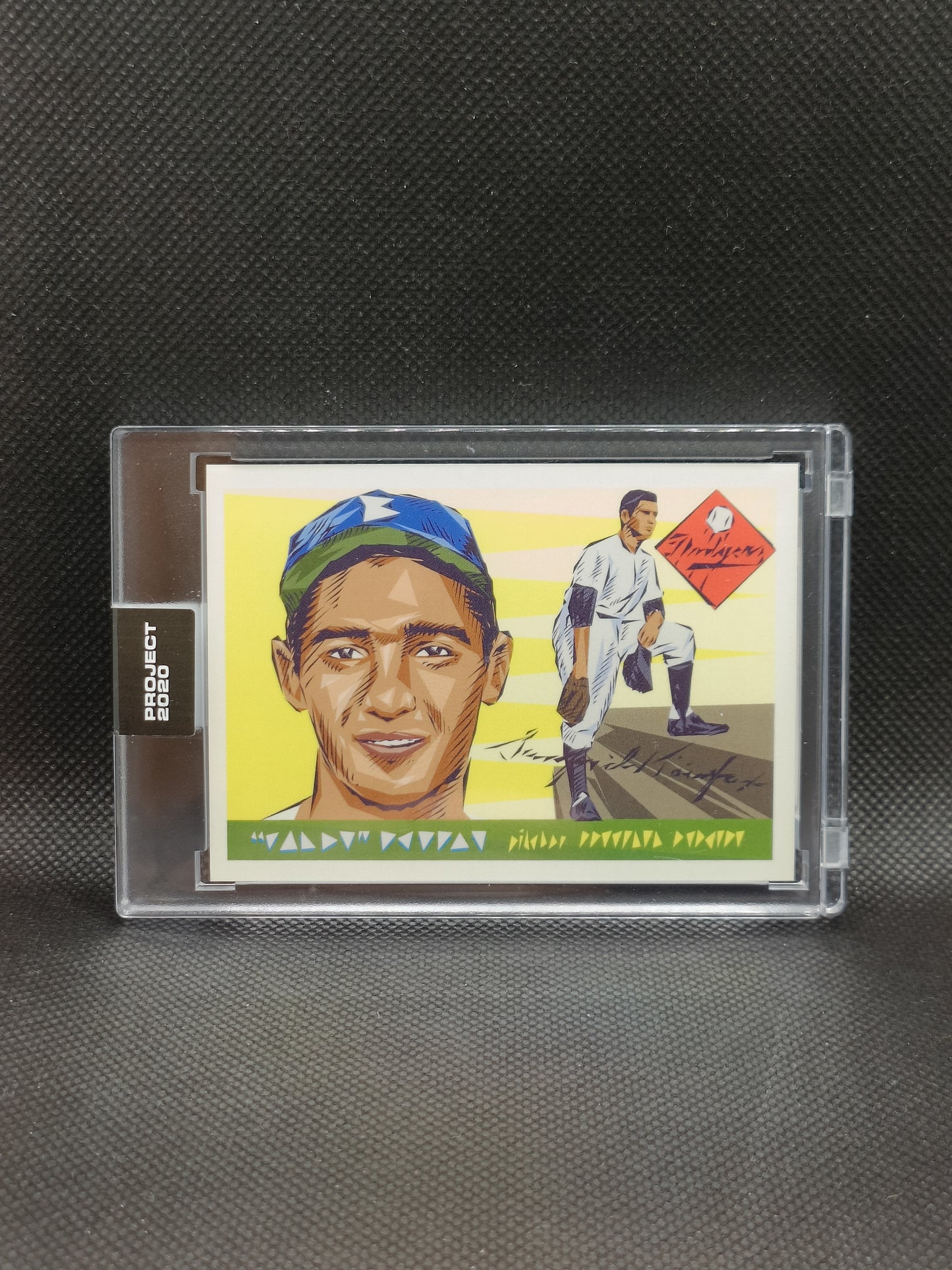 Sandy Koufax - Topps Project 2020 Naturel - Print Run 43,147 - Brooklyn Dodgers