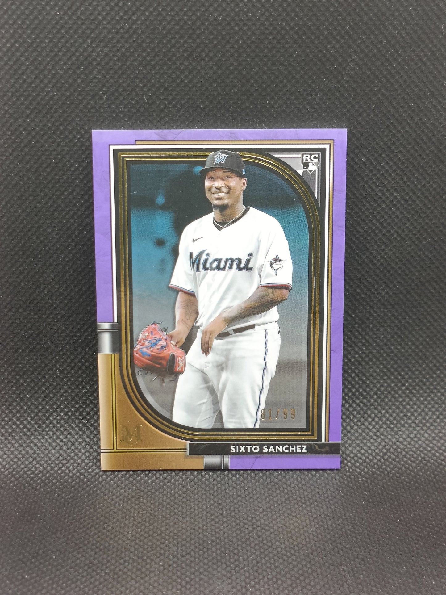 Sixto Sanchez - 2021 Topps Museum Rookie Amethyst /99 - Miami Marlins