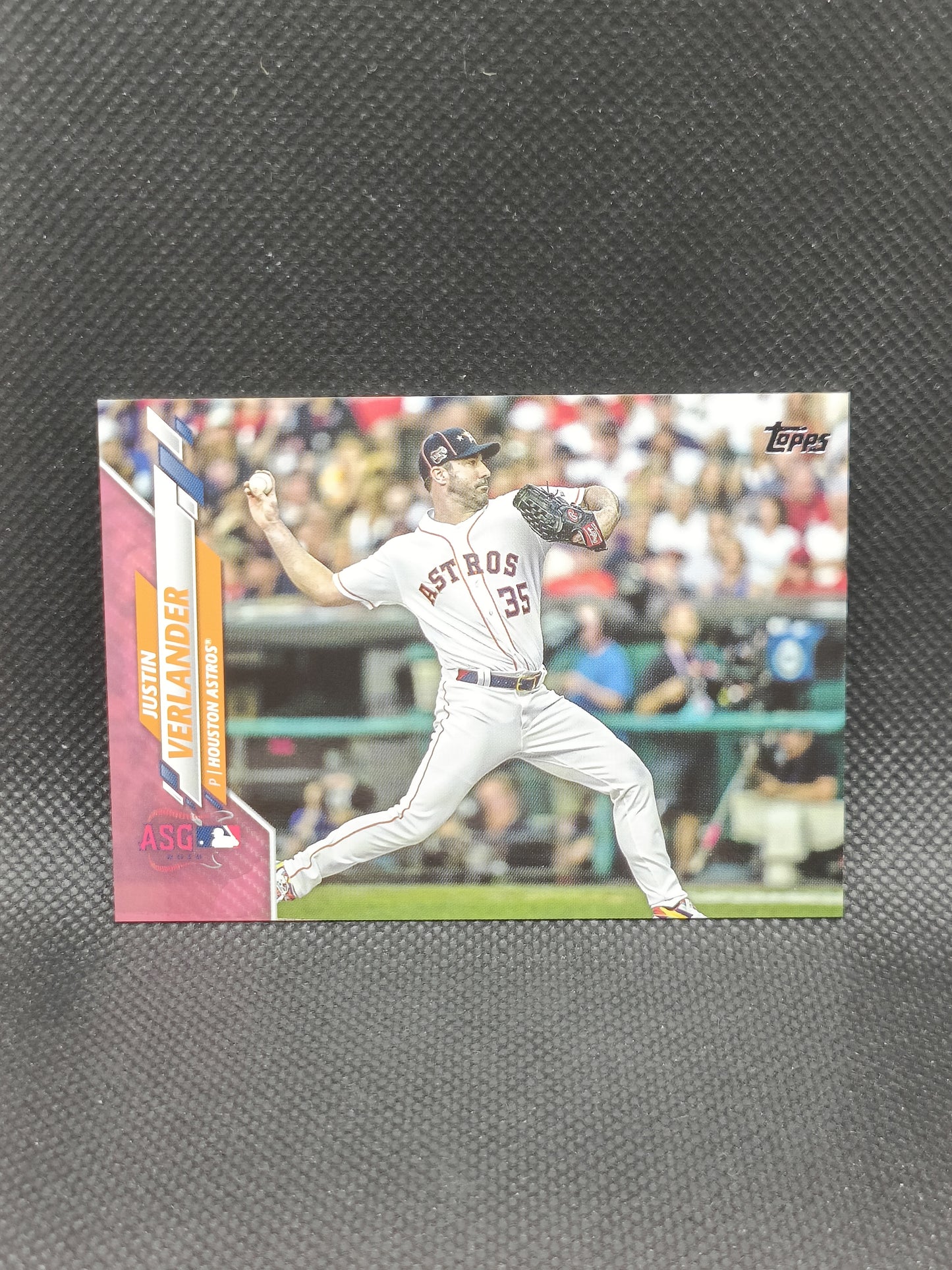 Justin Verlander - 2020 Topps Update Series Pink Mothers Day /50 - Houston Astros