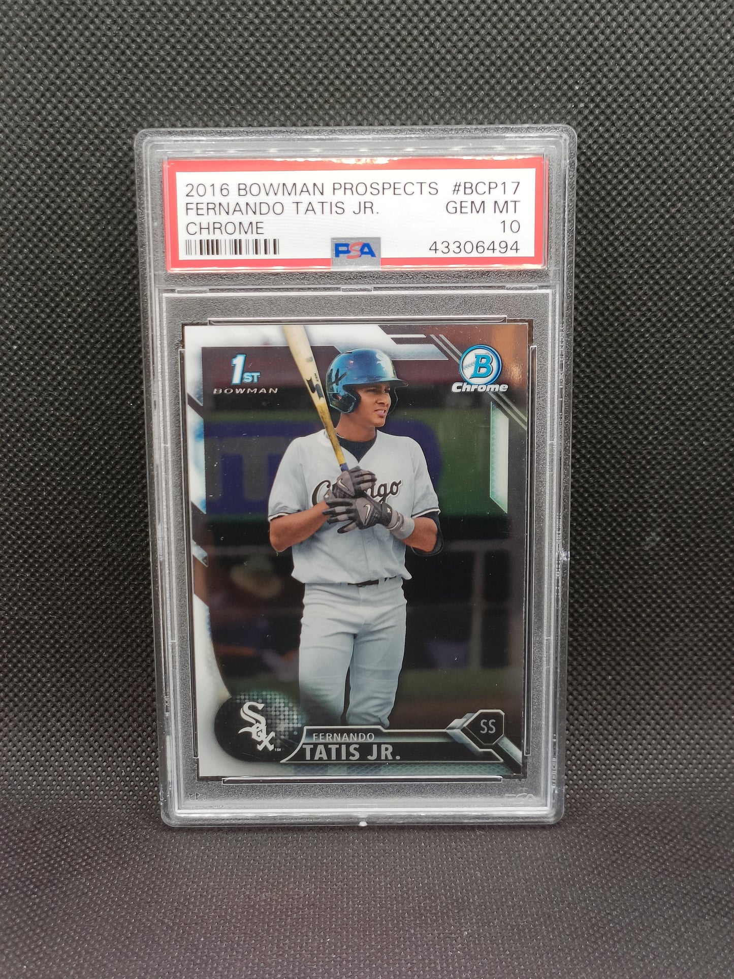 Fernando Tatis Jr - 2016 Bowman Chrome Prospects 1st Bowman - PSA 10 - Chicago White Sox