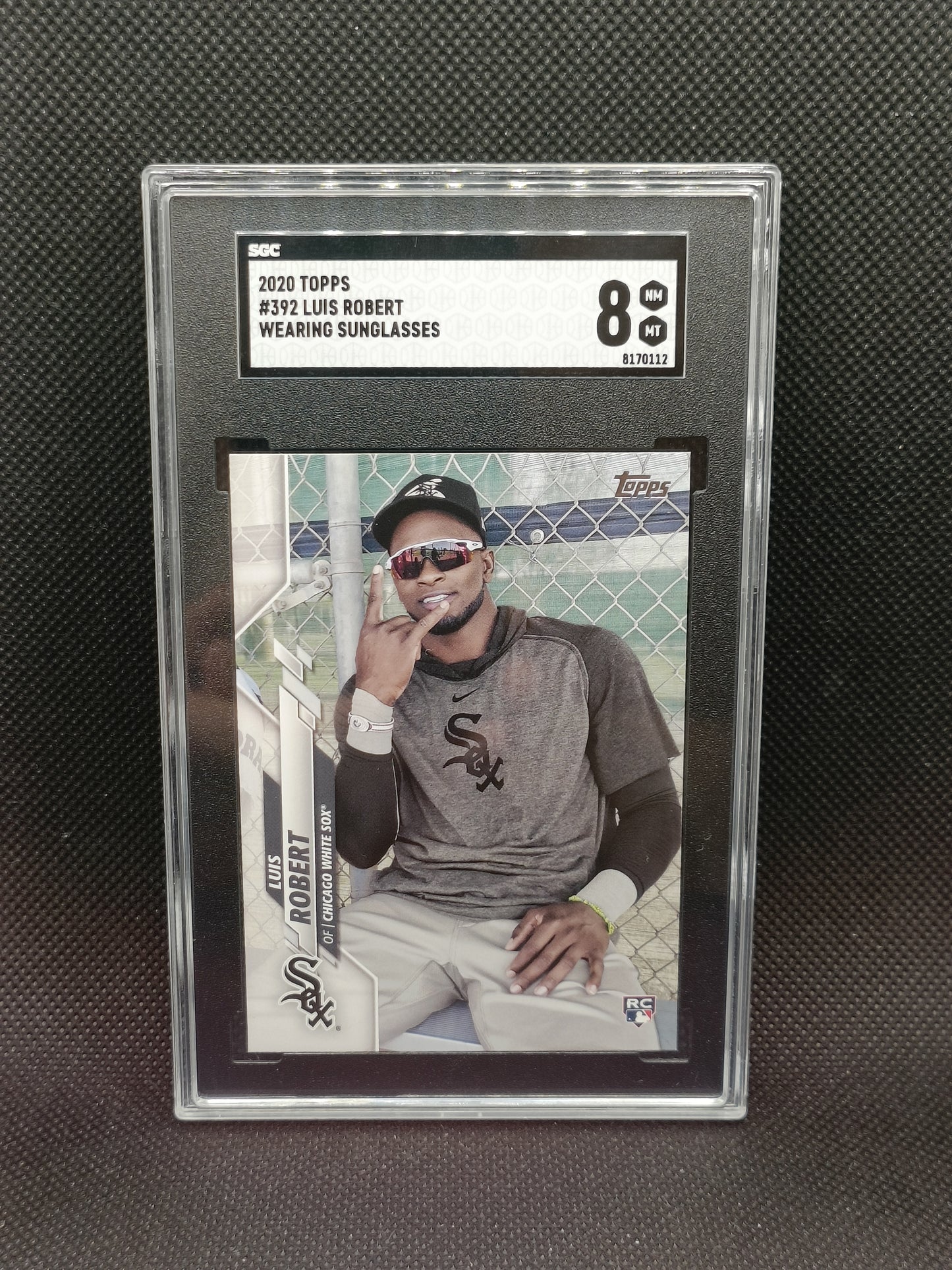 Luis Robert - 2020 Topps Series Two Rookie SP Image Variation - SGC 8 - Chicago White Sox