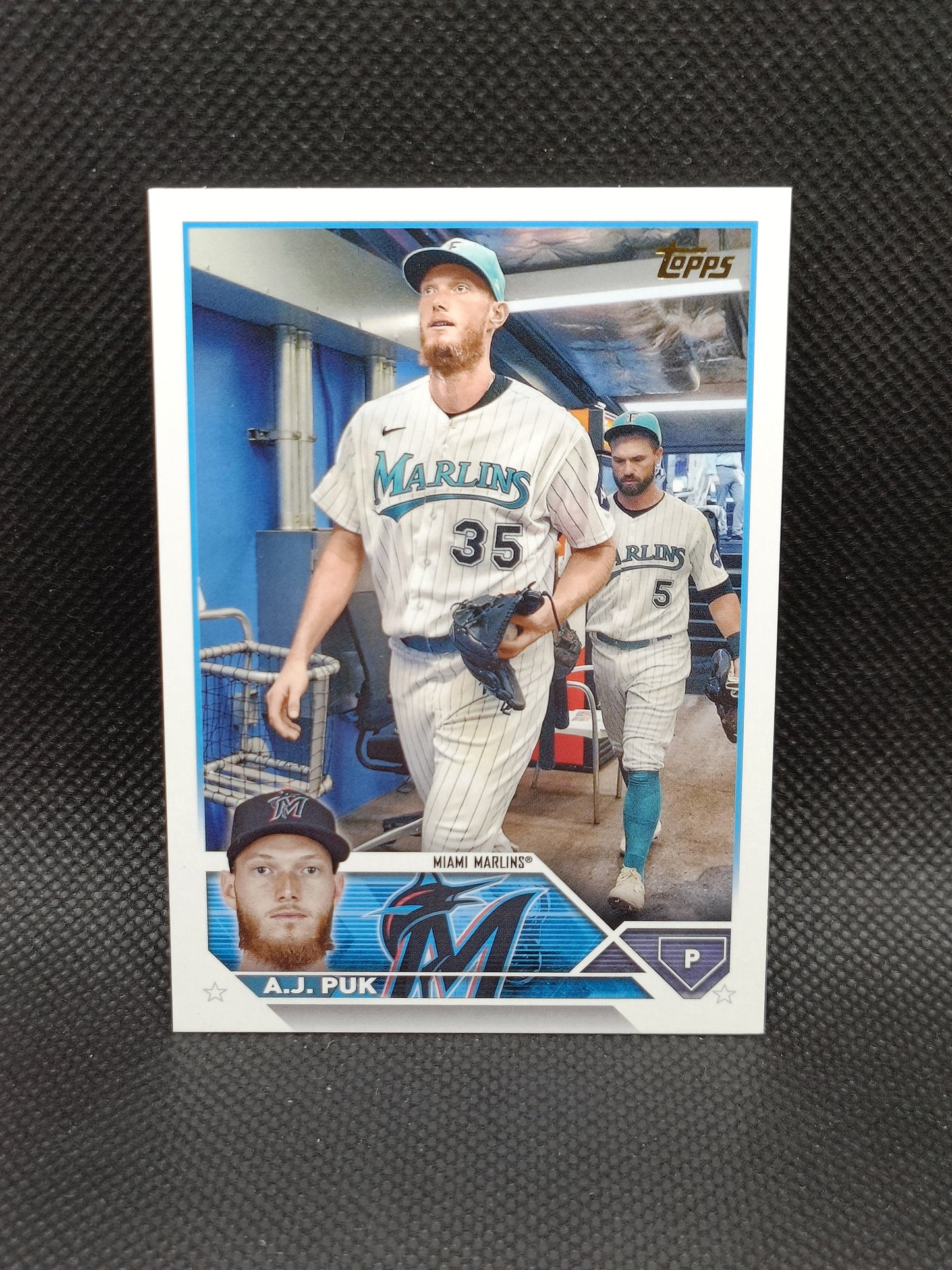 AJ Puk - 2023 Topps Update Series Gold Mirror SSP - Miami Marlins