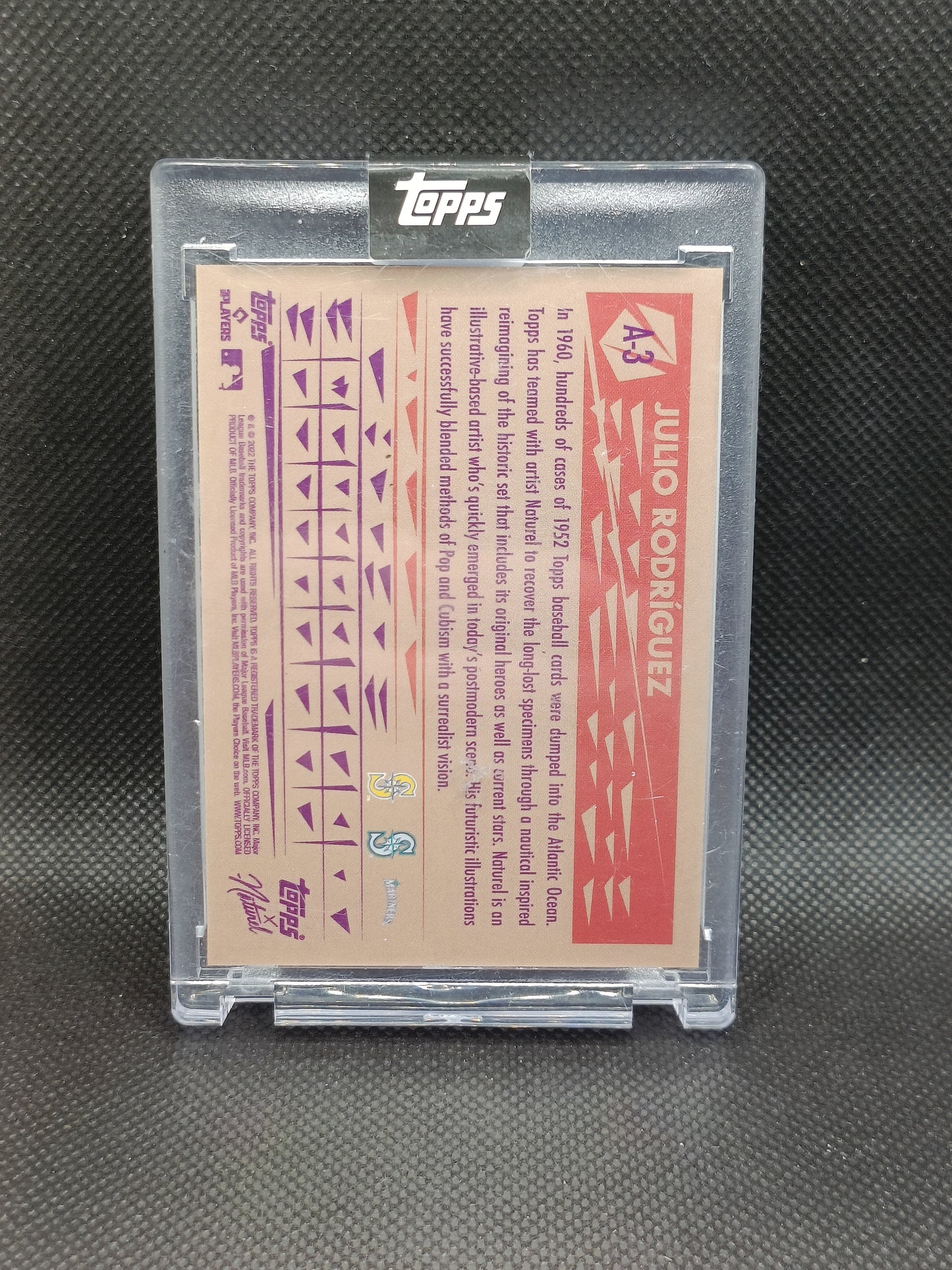 Julio Rodriguez - 2022 Topps X Naturel A-3 Encased Rookie - Seattle Mariners