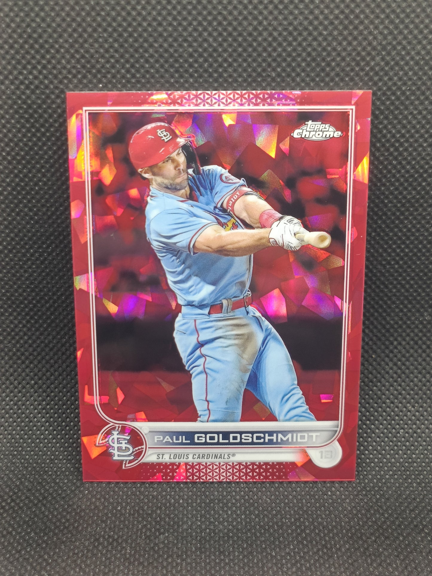 Paul Goldschmidt - 2022 Topps Chrome Sapphire Edition Red /5 - St Louis Cardinals