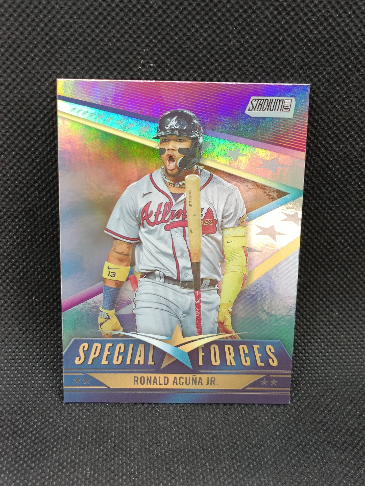 Ronald Acuna Jr - 2024 Topps Stadium Club Special Forces Insert - Atlanta Braves