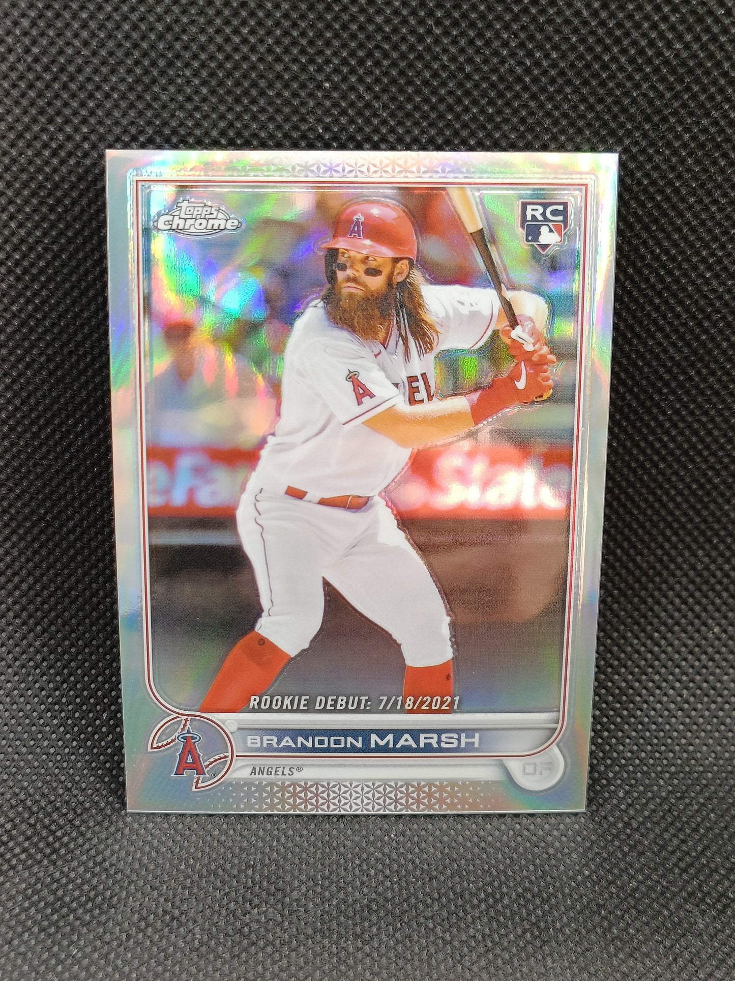 Brandon Marsh - 2022 Topps Chrome Update Rookie Debut Refractor /299 - LA Angels