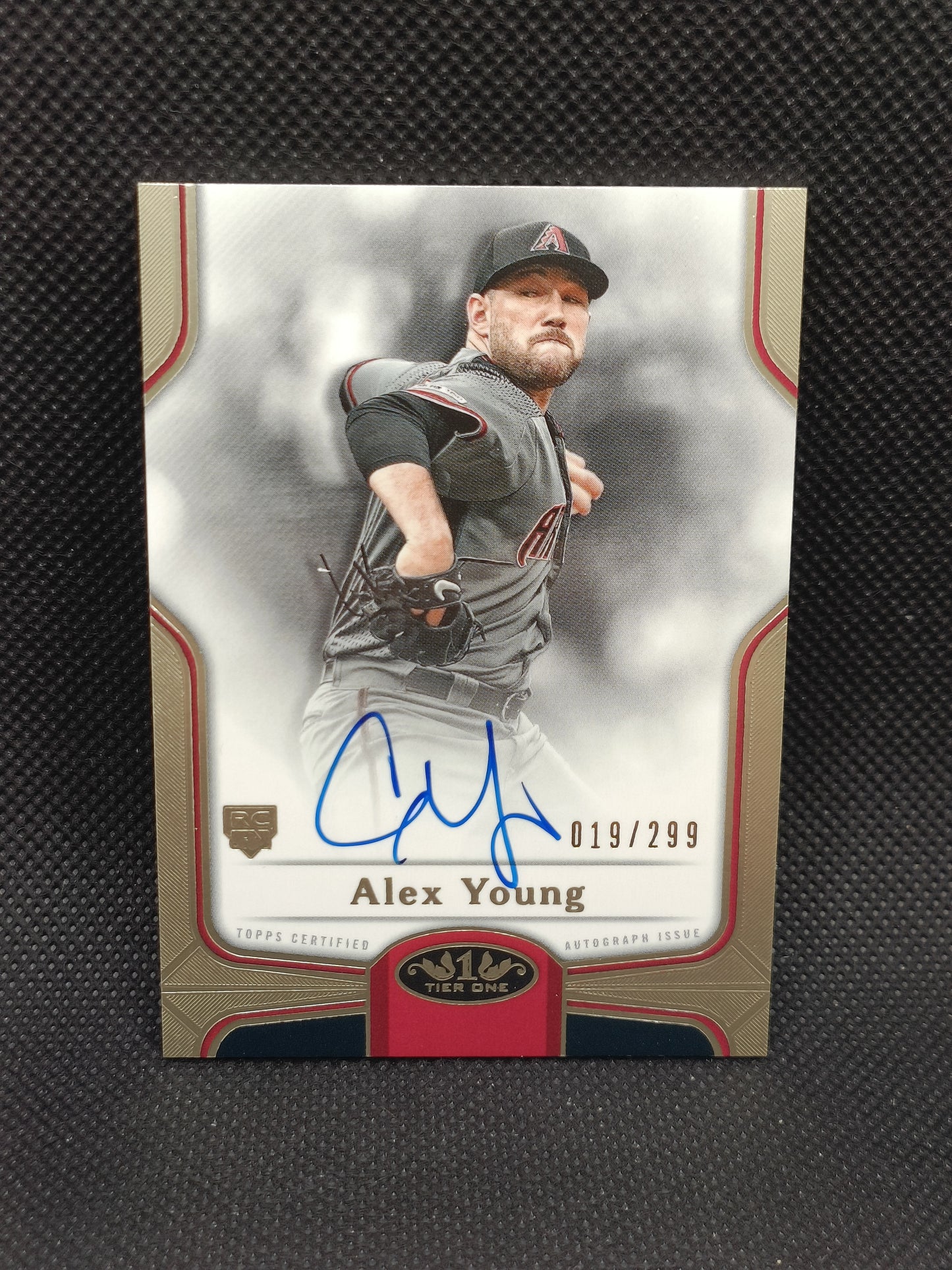 Alex Young - 2020 Topps Tier One Rookie Auto /299 - Arizona Diamondbacks
