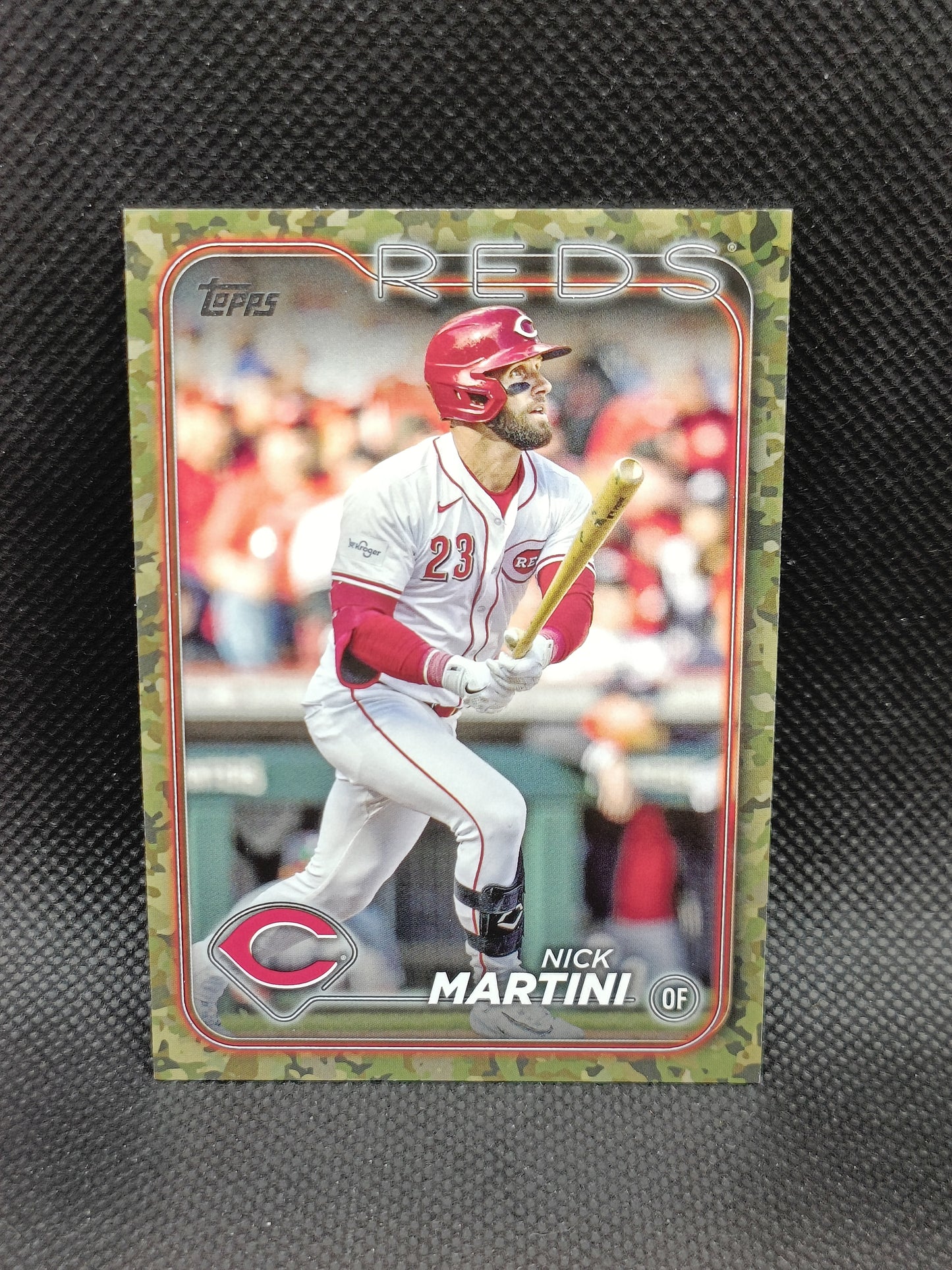 Nick Martini - 2024 Topps Update Series Memorial Day Camo /25 - Cincinnati Reds