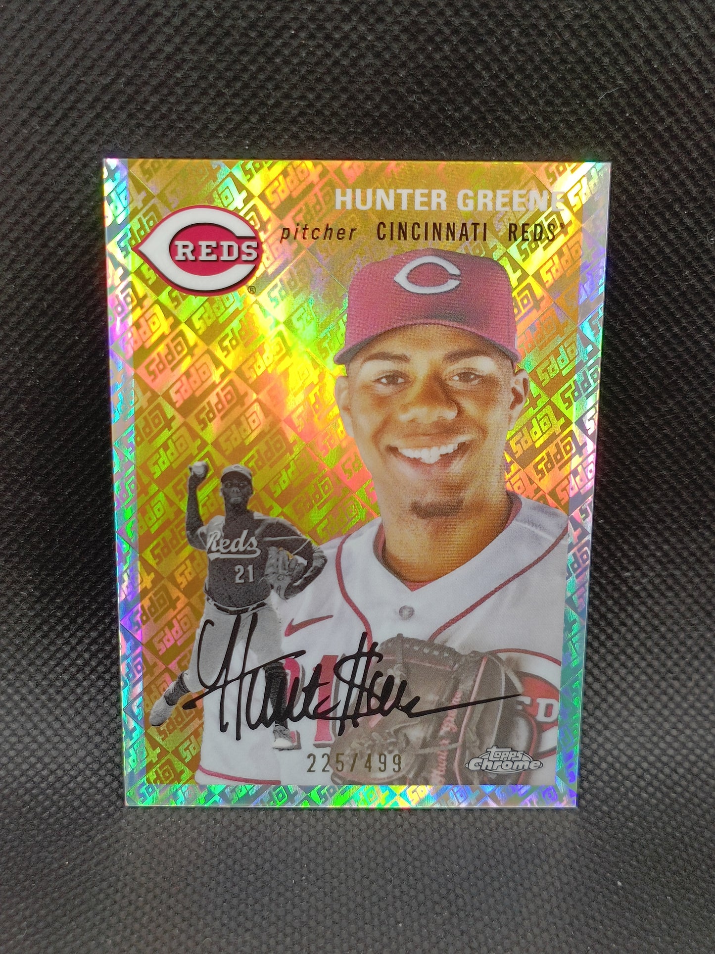 Hunter Greene - 2023 Topps Chrome Platinum Anniversary Topps Refractor /499 - Cincinnati Reds