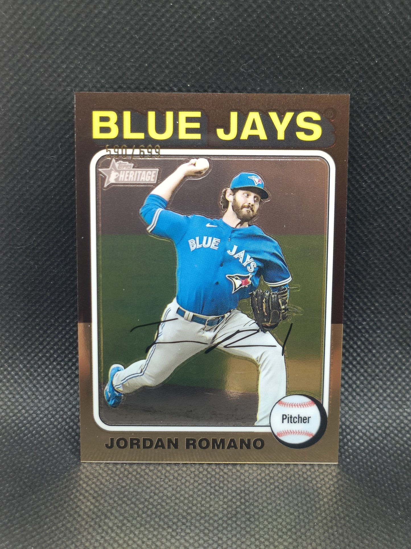 Jordan Romano - 2024 Topps Heritage High Number Chrome /699 - Toronto Blue Jays
