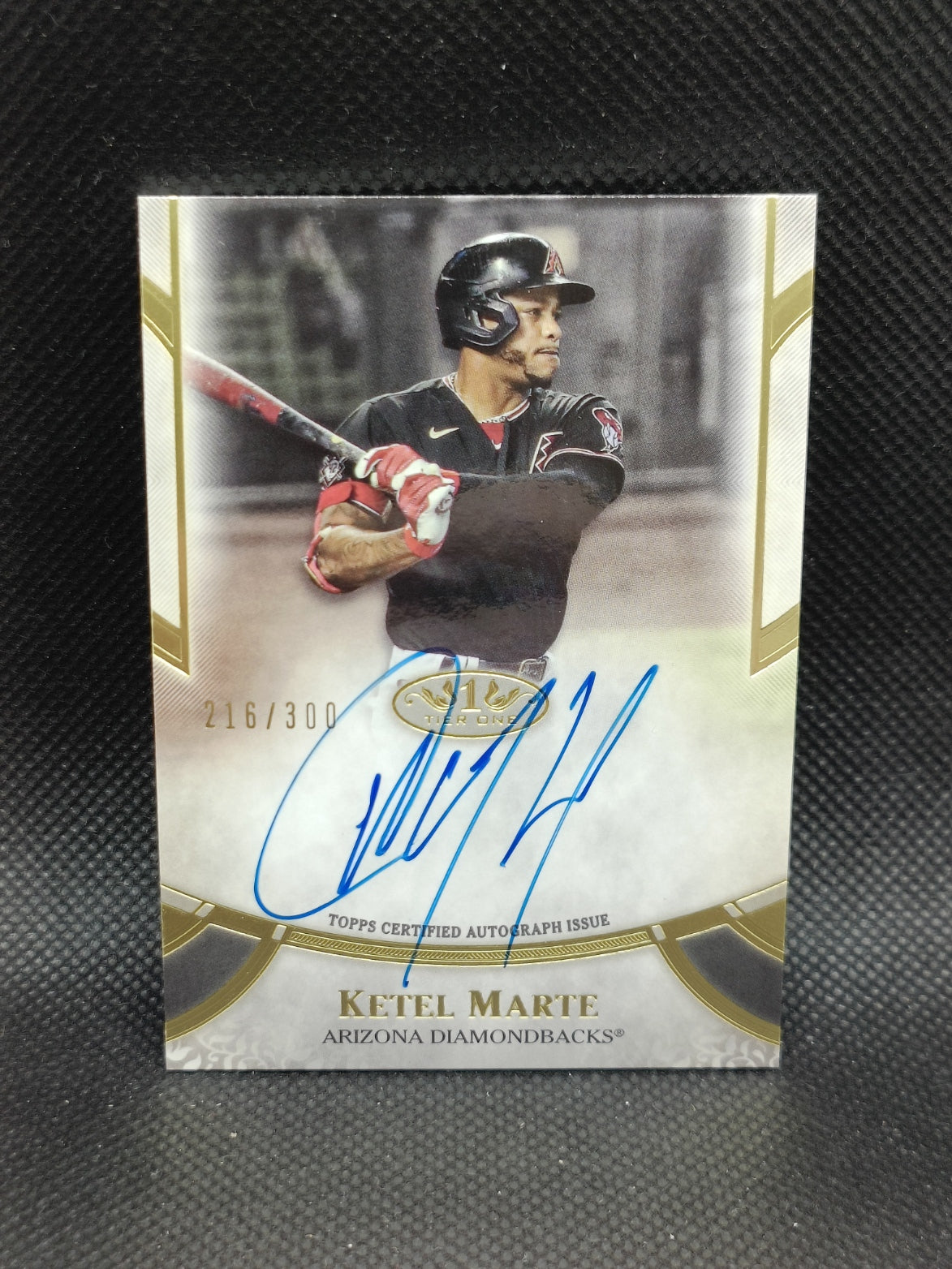 Ketel Marte - 2021 Topps Tier One Auto /300 - Arizona Diamondbacks