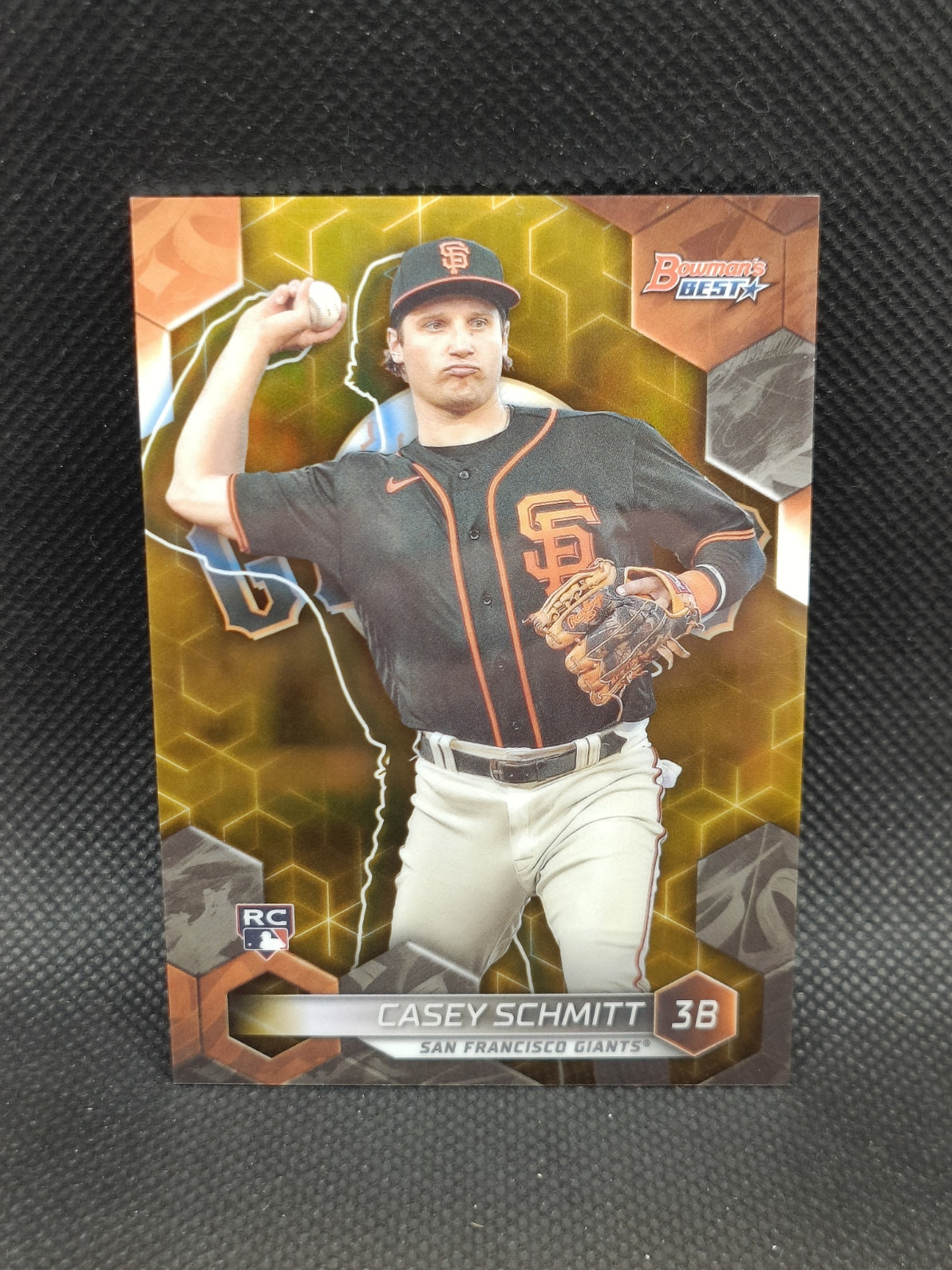 Casey Schmitt - 2023 Bowman's Best Rookie Gold Refractor /50 - San Francisco Giants