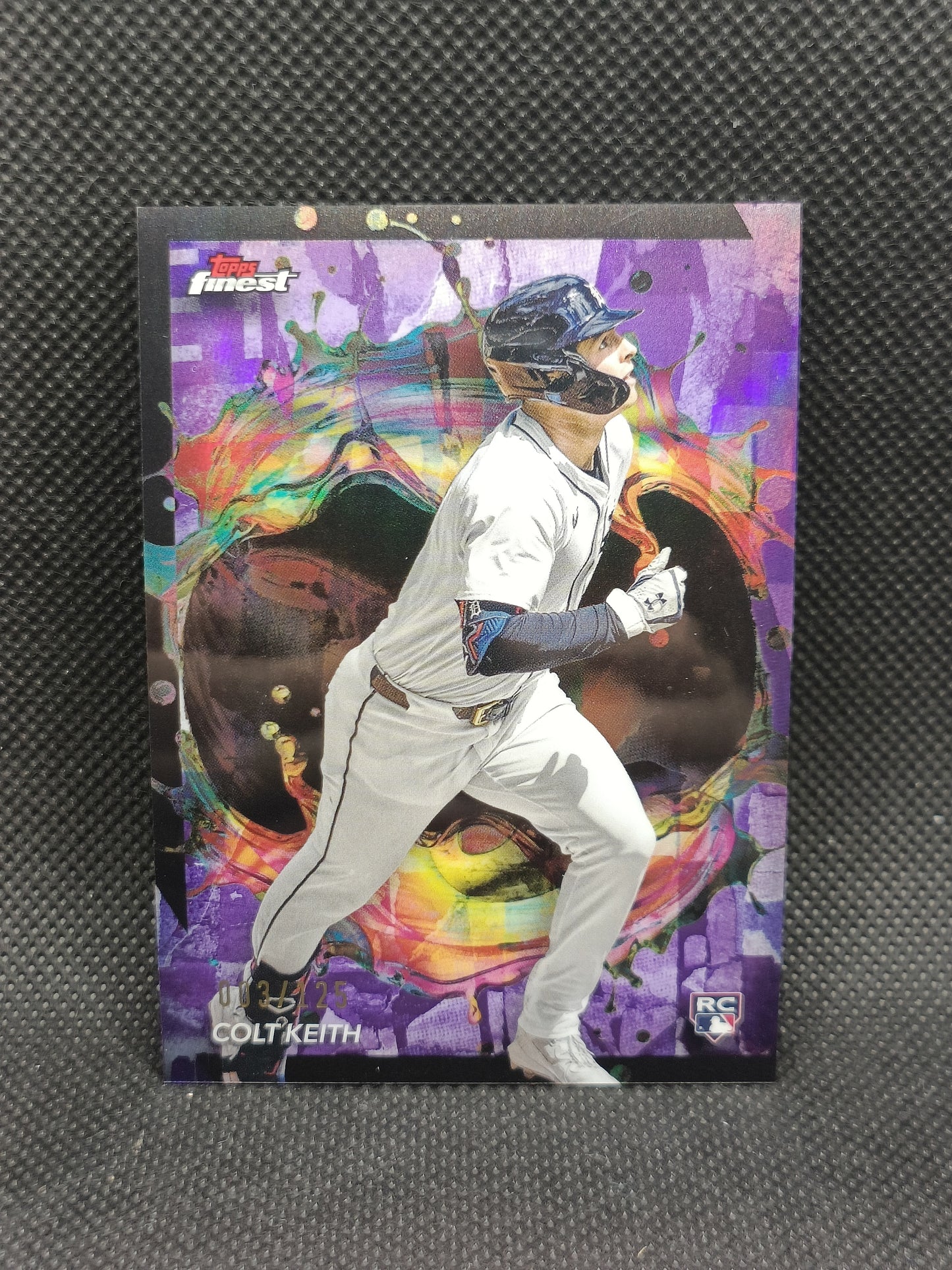Colt Keith - 2024 Topps Finest Rookie Purple Refractor /125 - Detroit Tigers