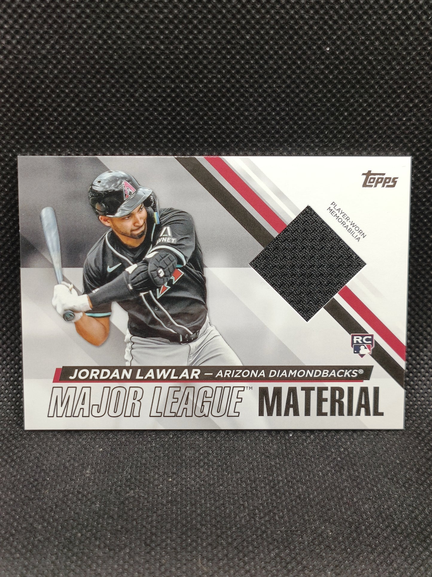 Jordan Lawlar - 2024 Topps Update Series Rookie Relic - Arizona Diamondbacks