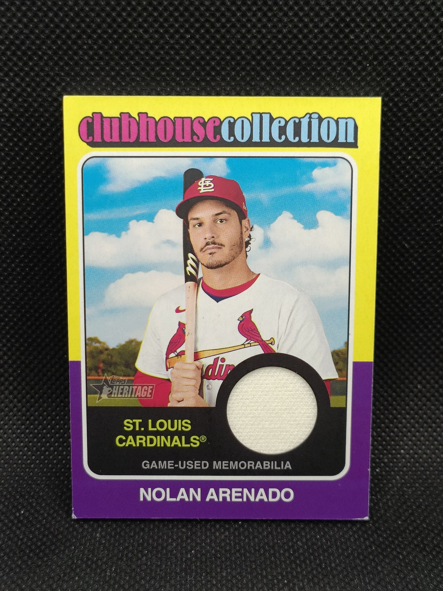 Nolan Arenado - 2024 Topps Heritage High Number Relic - St Louis Cardinals