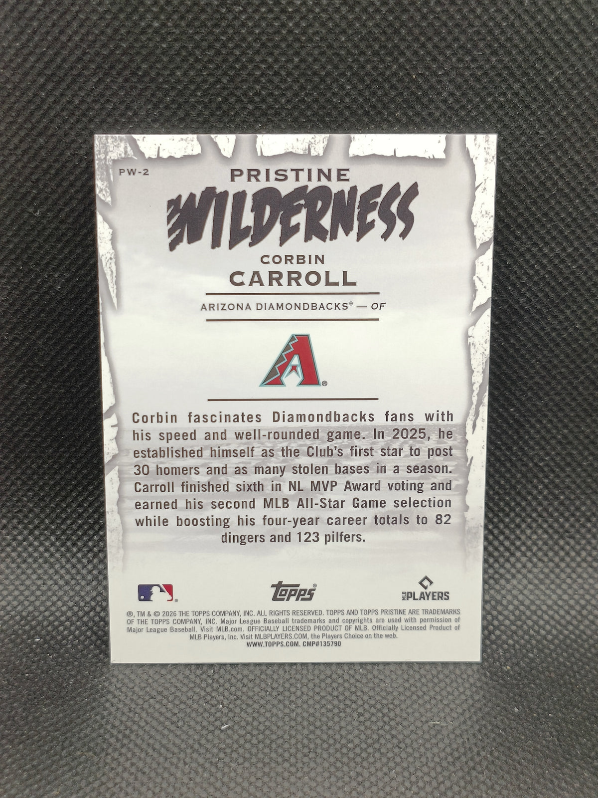 Corbin Carroll - 2026 Topps Pristine Wilderness - Arizona Diamondbacks