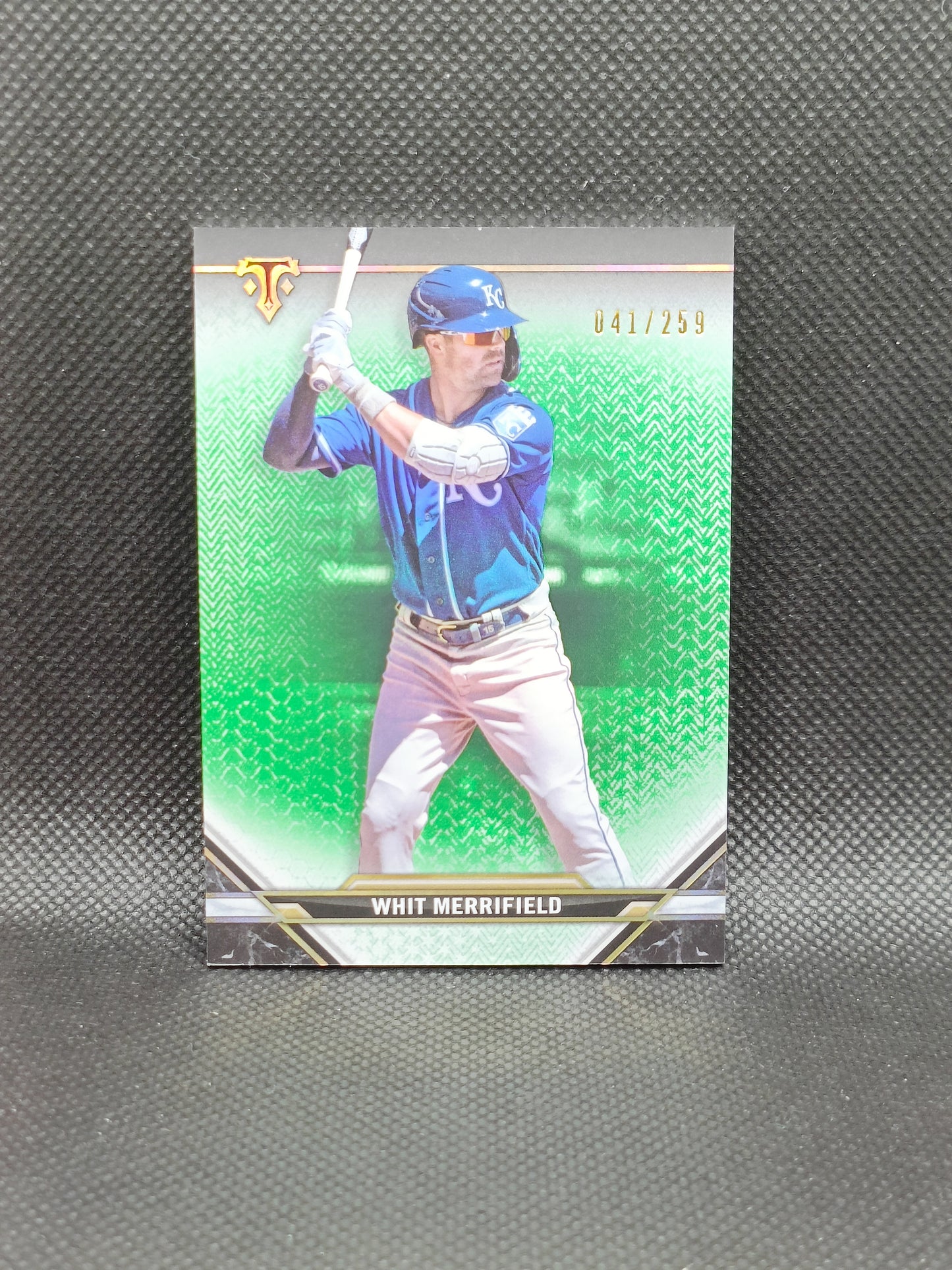 Whit Merrifield - 2021 Topps Triple Threads Emerald /259 - Kansas City Royals