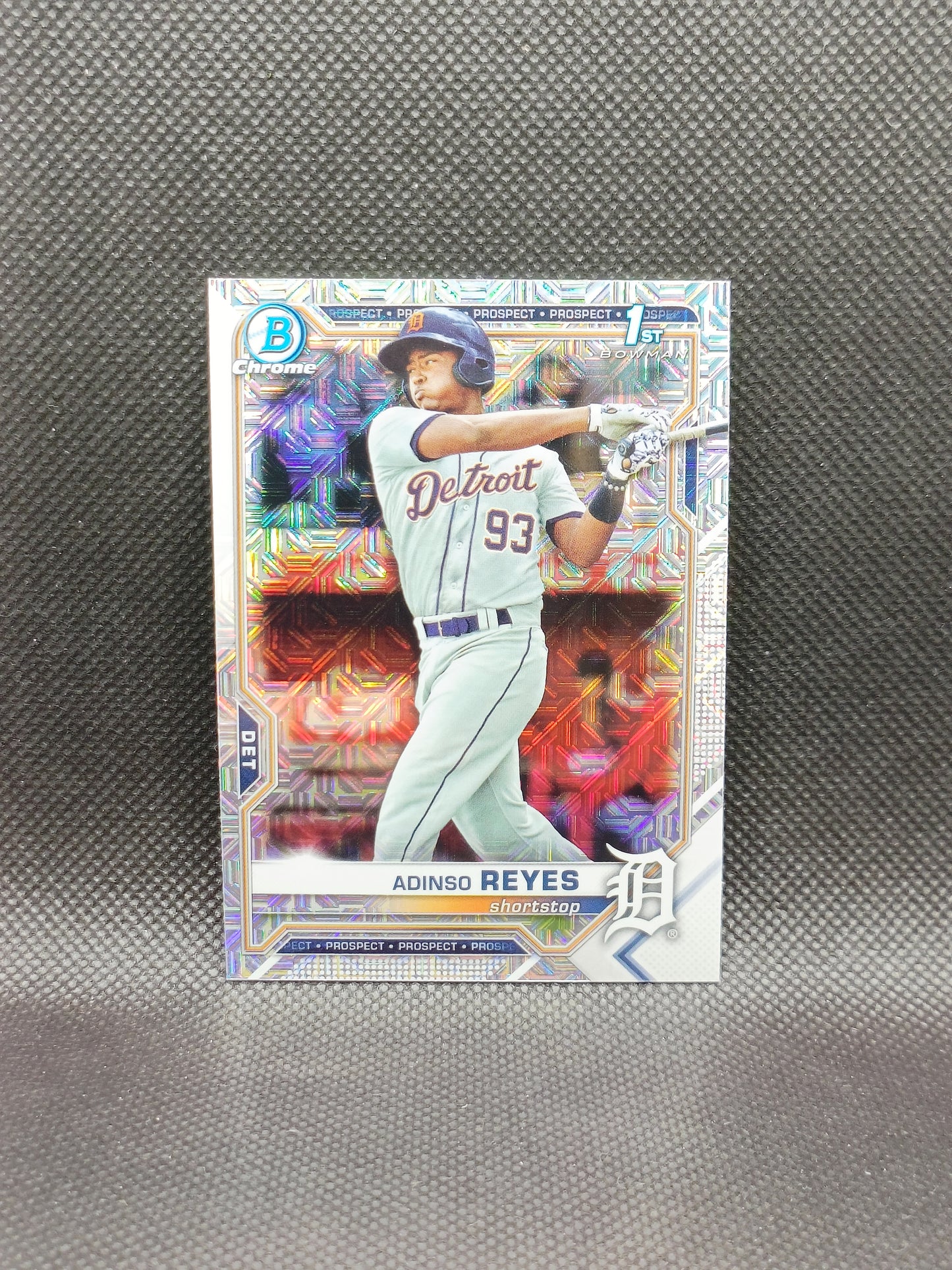 Adinso Reyes - 2021 Bowman Chrome 1st Bowman Mojo - Detroit Tigers