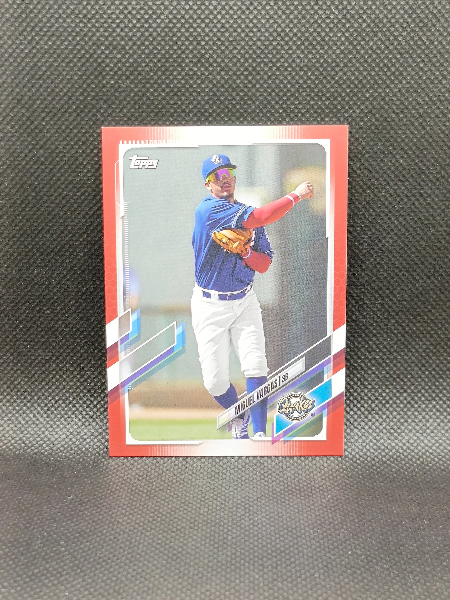 Miguel Vargas - 2021 Topps Pro Debut Red /10 - LA Dodgers