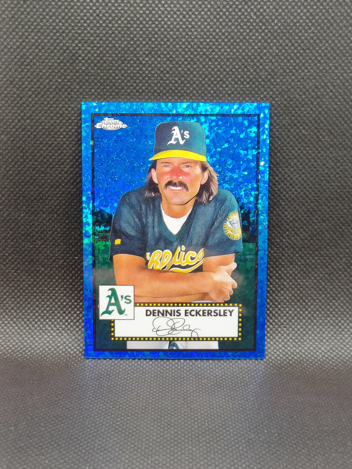Dennis Eckersley - 2021 Topps Chrome Platinum Anniversary Blue /199 - Oakland Athletics