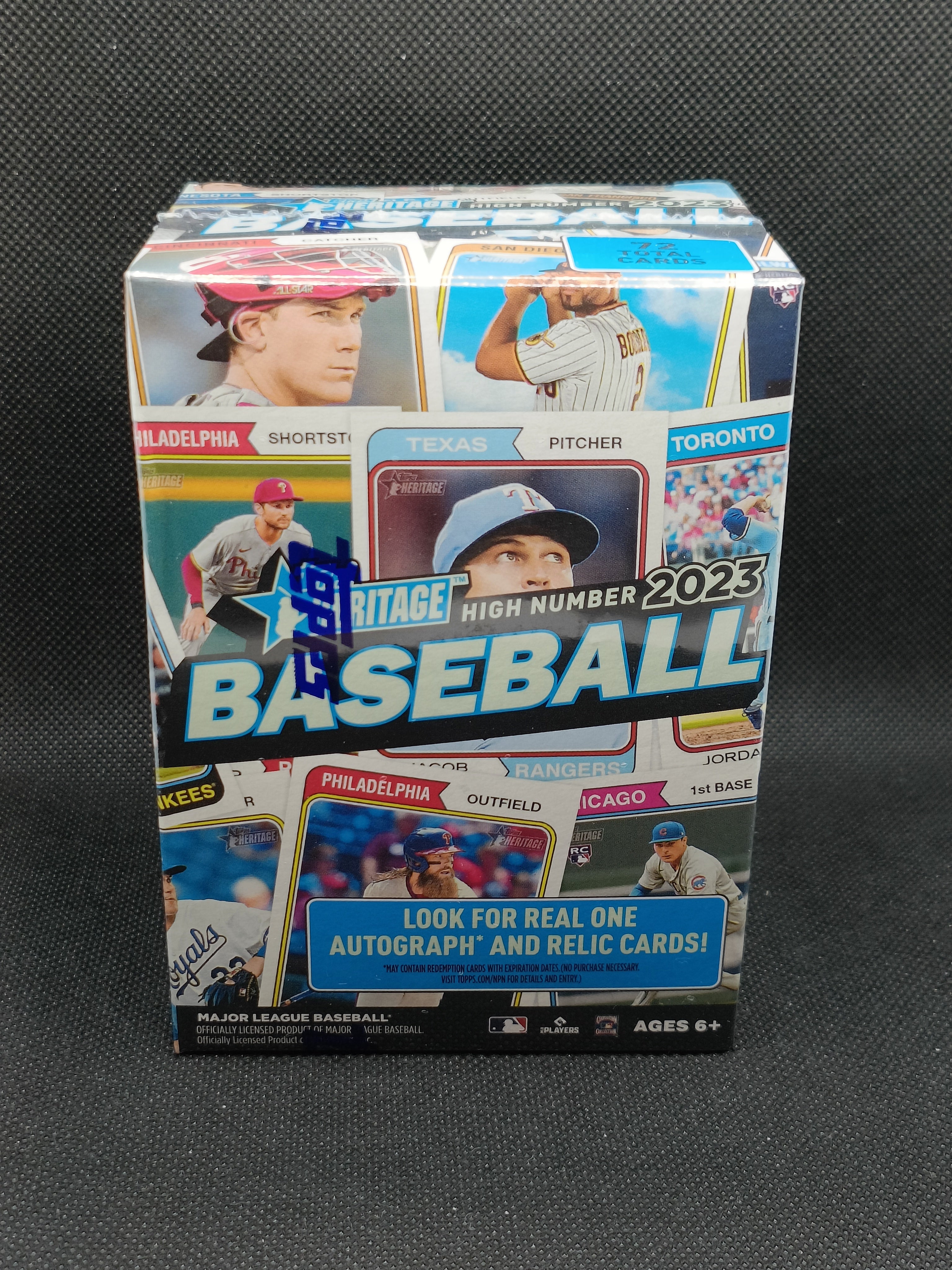 2023 Topps Heritage High Number Baseball Blaster Box