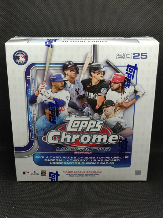 2025 Topps Chrome Logofractor Edition Hobby Box