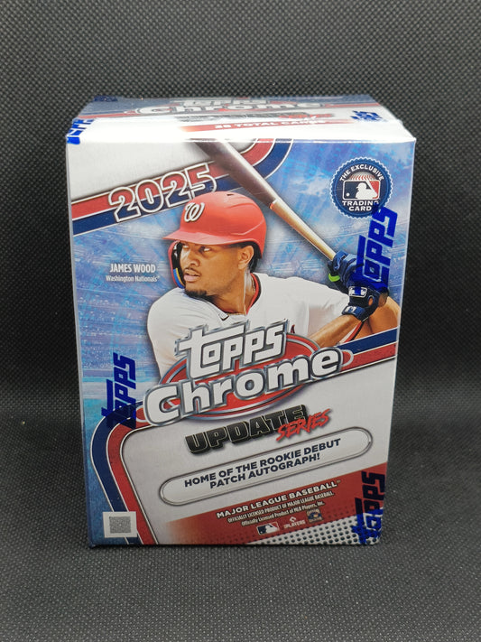 2025 Topps Chrome Update Series Baseball Blaster Box