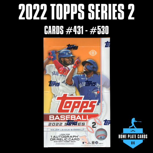 2022 Topps Series Two - Cards #431-#530