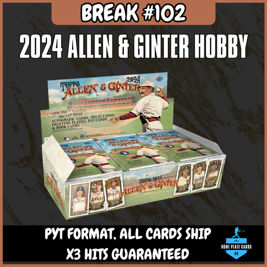 Break #102 - 2024 Allen & Ginter Hobby Box - 3 Hits - Full PYT