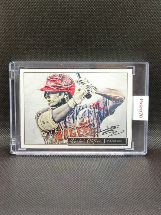 Shohei Ohtani - Topps Project 70 Lauren Taylor - Print Run 6,747 - LA Angels