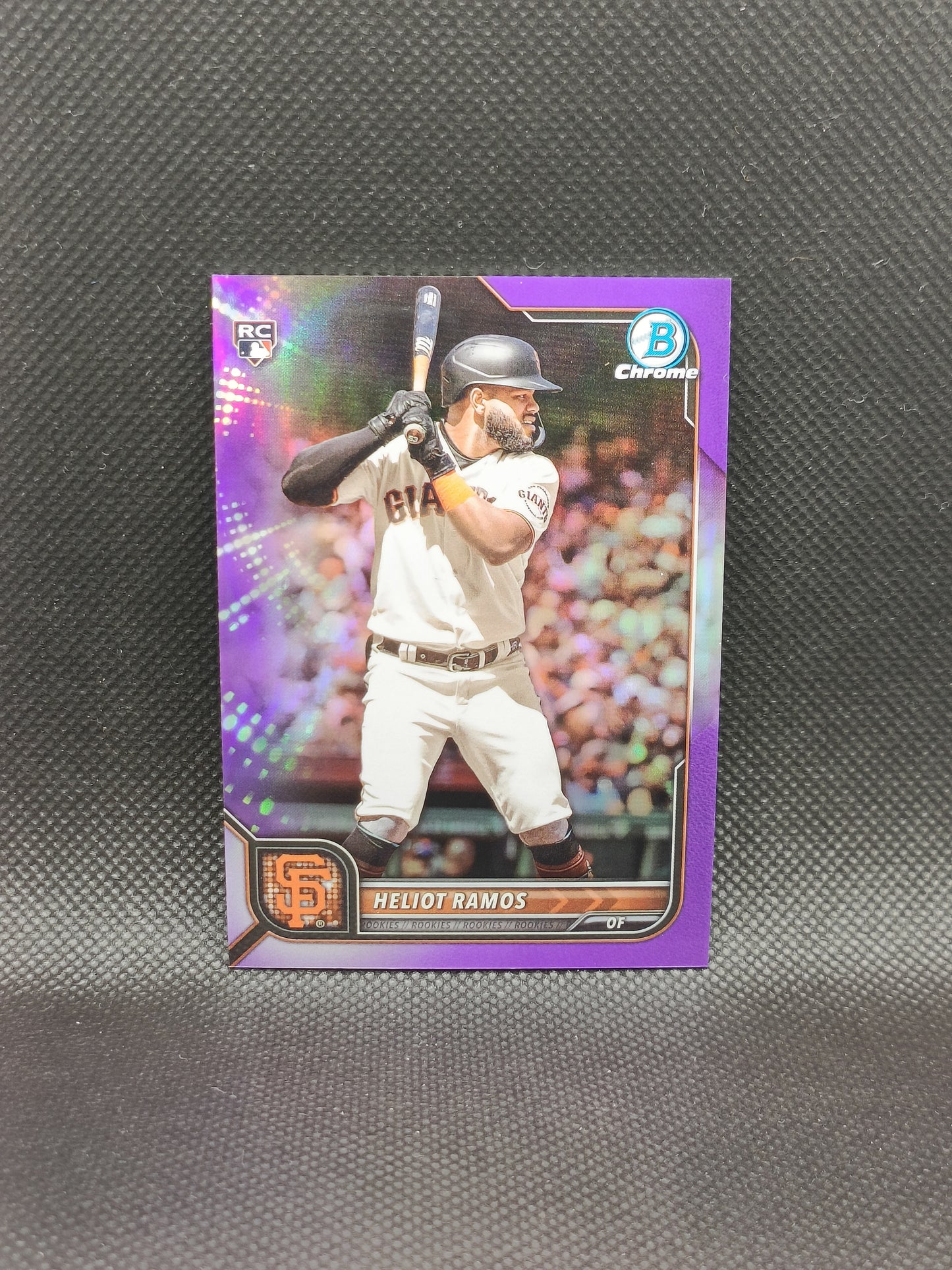 Heliot Ramos - 2022 Bowman Chrome Purple Refractor Rookie /250 - San Francisco Giants