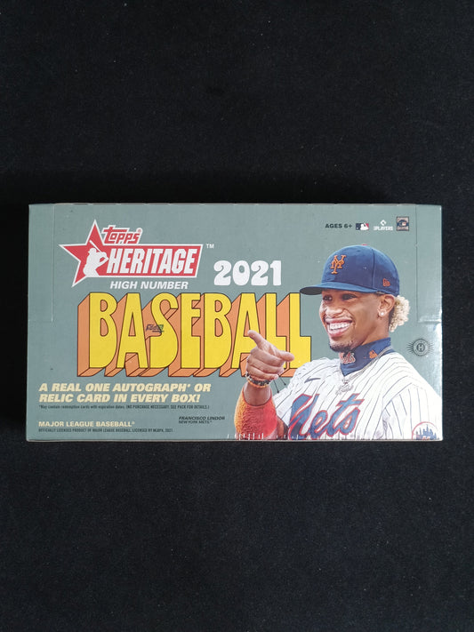 2021 Topps Heritage High Number Baseball Hobby Box - 1 Hit