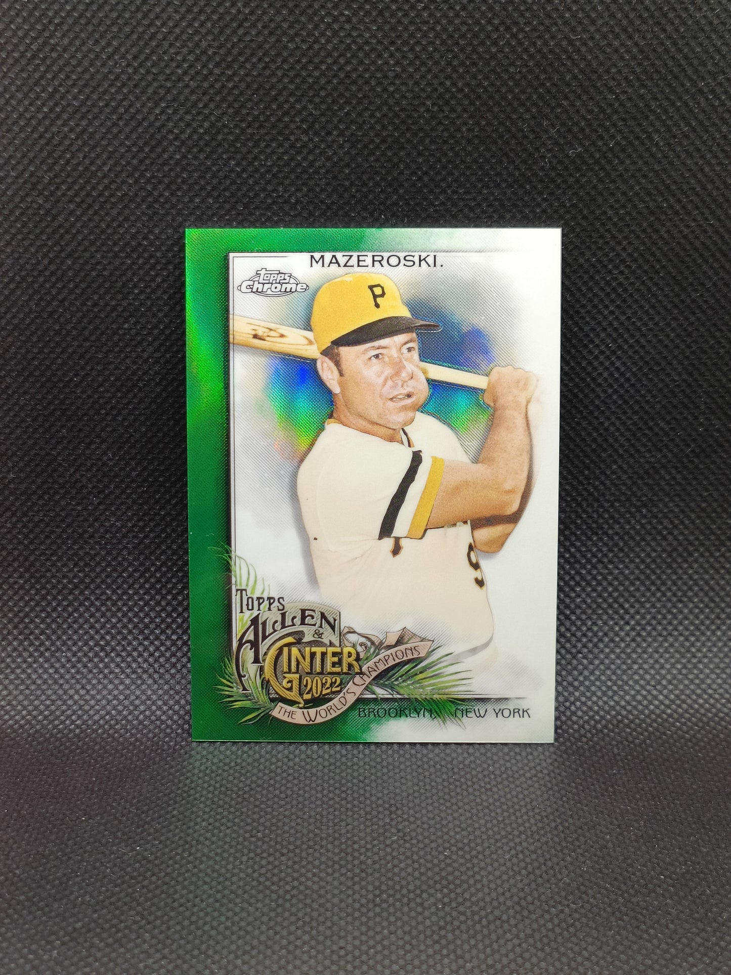 Bill Mazeroski - 2022 Topps Allen & Ginter Chrome Green /99 - Pittsburgh Pirates