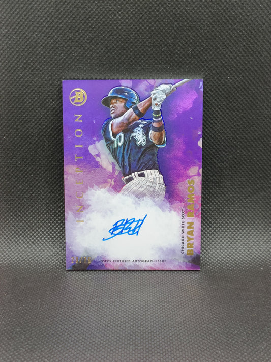 Bryan Ramos - 2021 Bowman Inception Prospect Auto Purple /75 - Chicago White Sox