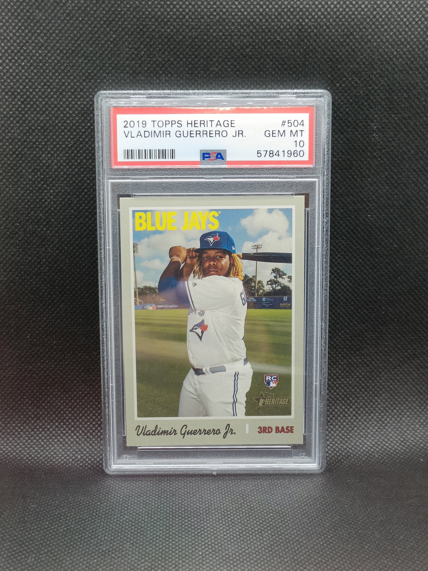 Vladimir Guerrero Jr - 2019 Topps Heritage Rookie - PSA 10 - Toronto Blue Jays