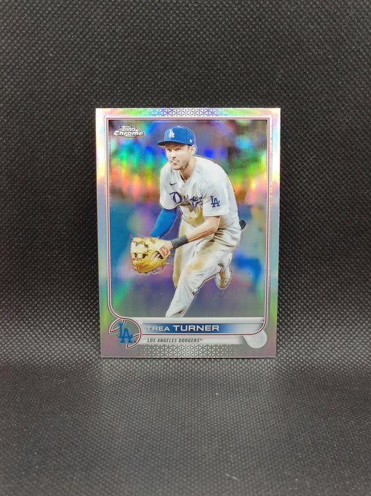 Trea Turner - 2022 Topps Chrome Refractor - LA Dodgers