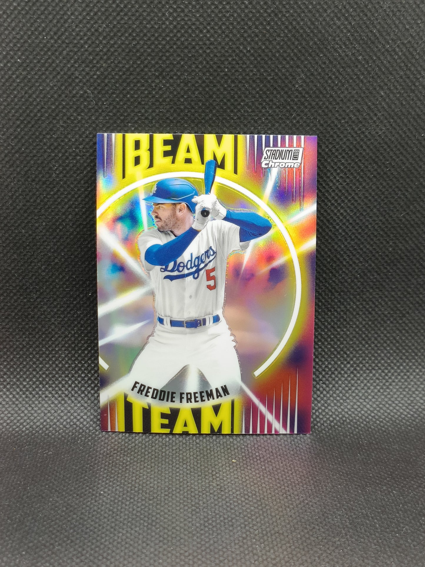 Freddie Freeman - 2022 Topps Stadium Club Chrome Beam Team Insert - LA Dodgers