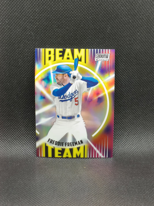 Freddie Freeman - 2022 Topps Stadium Club Chrome Beam Team Insert - LA Dodgers