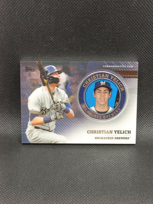 Christian Yelich - 2020 Topps Series Two Player Medallion - Milwaukee Brewers