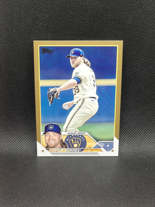 Corbin Burnes - 2023 Topps Series One Gold /2023 - Milwaukee Brewers