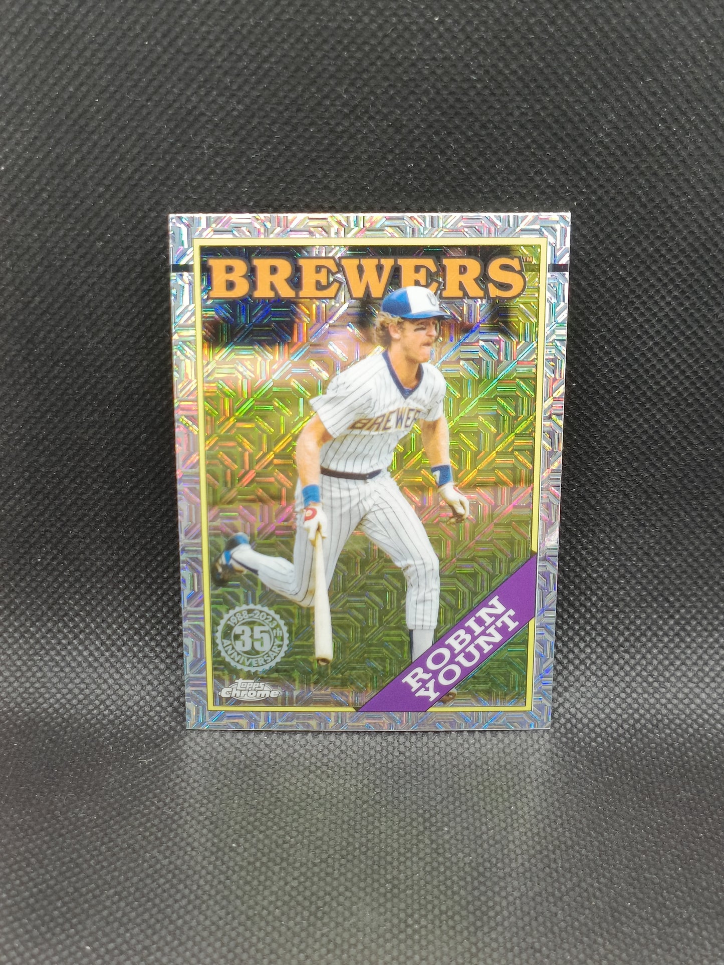 Robin Yount - 2023 Topps Series One Silver Pack Chrome Insert - Milwaukee Brewers