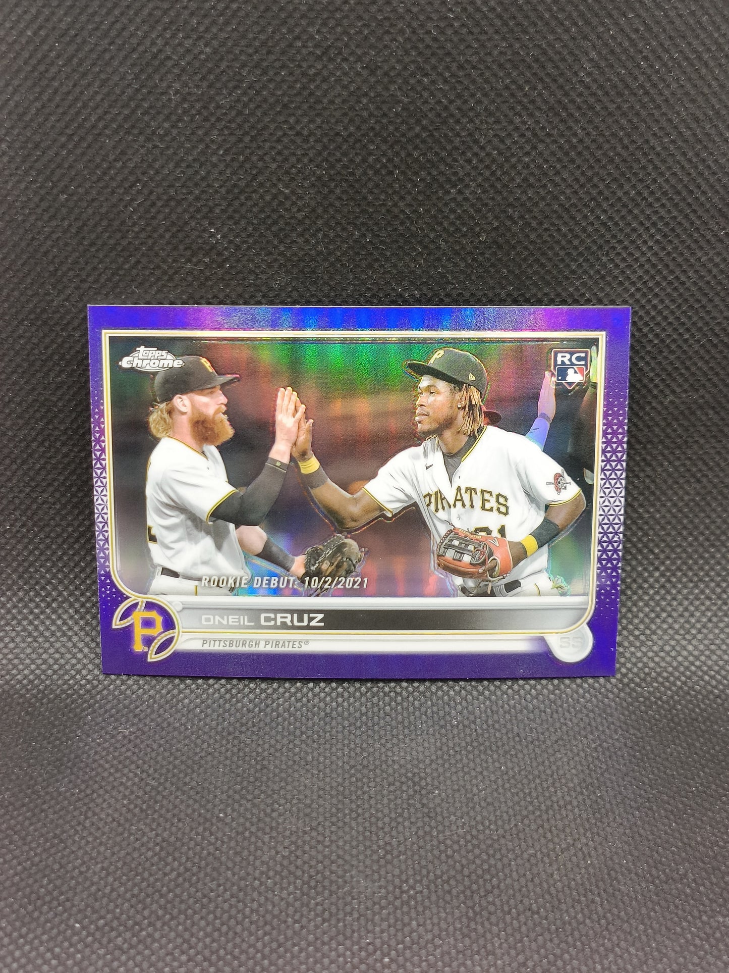 Oneil Cruz - 2022 Topps Chrome Update Rookie Debut Purple Refractor - Pittsburgh Pirates