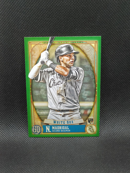 Nick Madrigal - 2021 Topps Gypsy Queen Rookie Green - Chicago White Sox