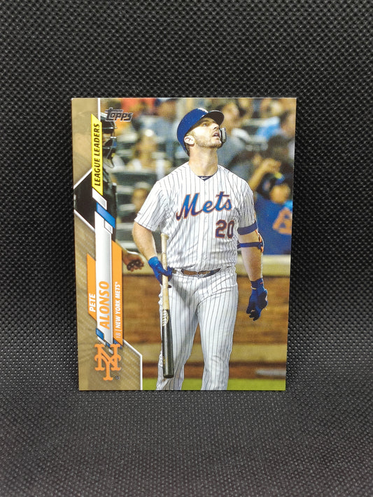 Pete Alonso - 2020 Topps Series One League Leaders Gold /2020 - New York Mets