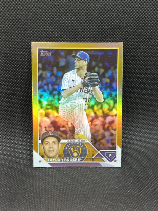 Taylor Rogers - 2023 Topps Series One Gold Foil - Milwaukee Brewers