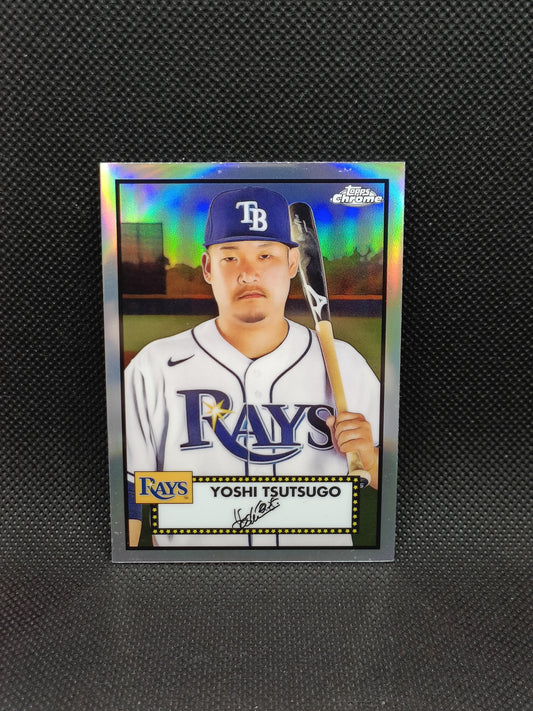 Yoshi Tsutsugo - 2021 Topps Chrome Platinum Anniversary Refractor - Tampa Bay Rays