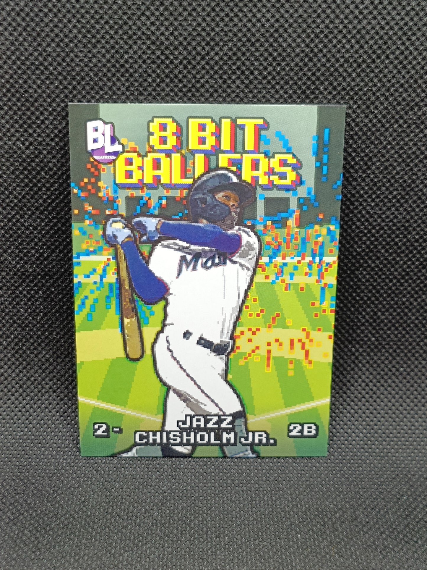 Jazz Chisholm Jr - 2023 Topps Big League 8 Bit Ballers Insert - Miami Marlins